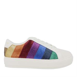 Kurt Geiger Laney stripe crystal